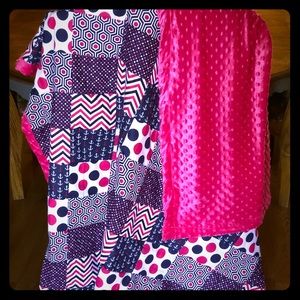 💙💗💙💗PINK AND BLUE MINKY💙💗💙💗